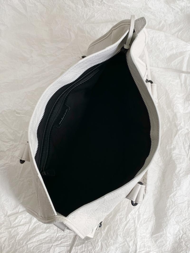 Balenciaga Le City Medium Bag White 797786