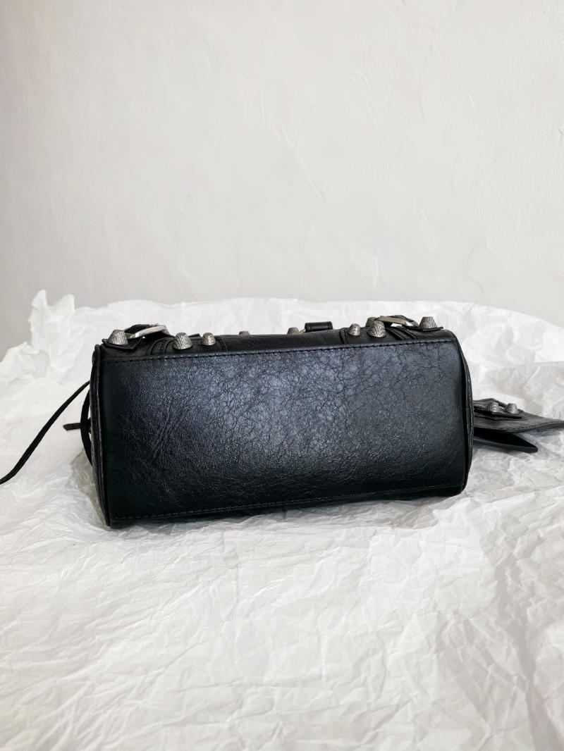 Balenciaga Mini Cross-Body Duffle Bag Black 743356