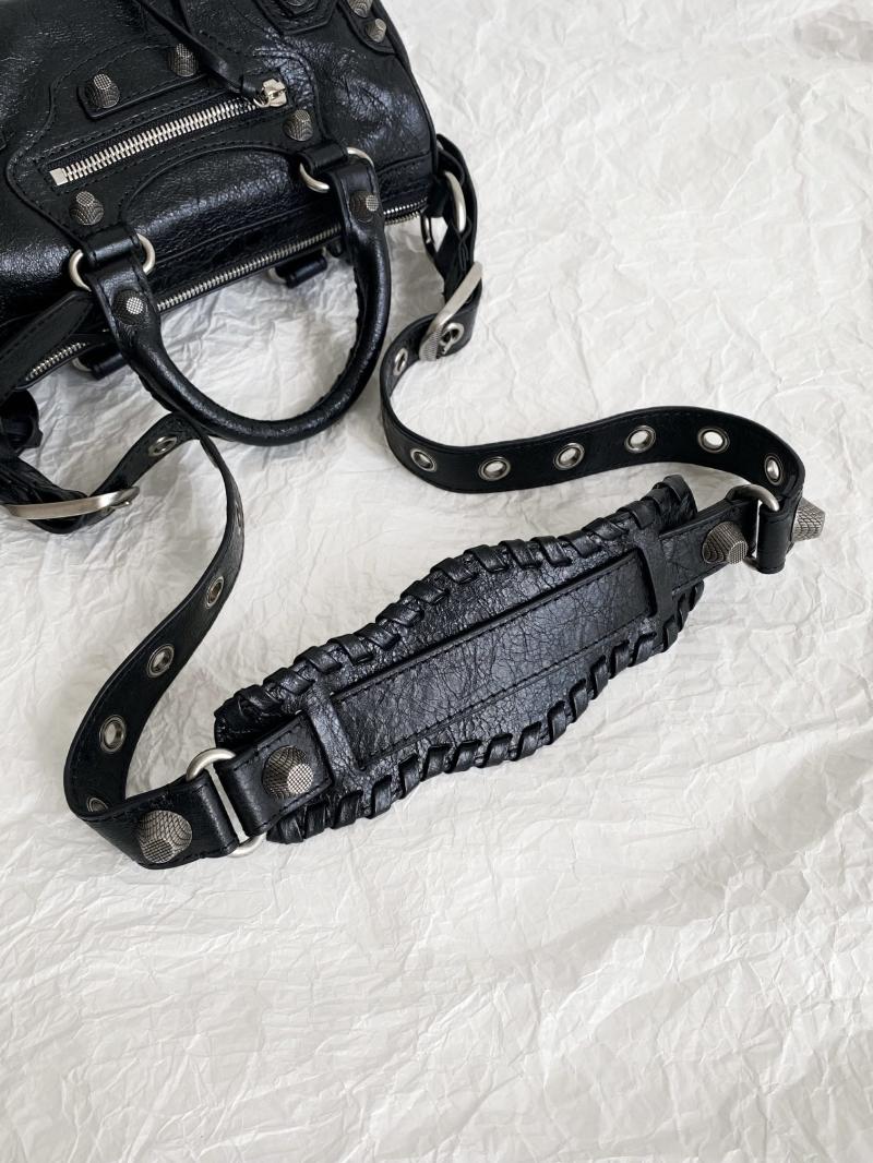 Balenciaga Mini Cross-Body Duffle Bag Black 743356