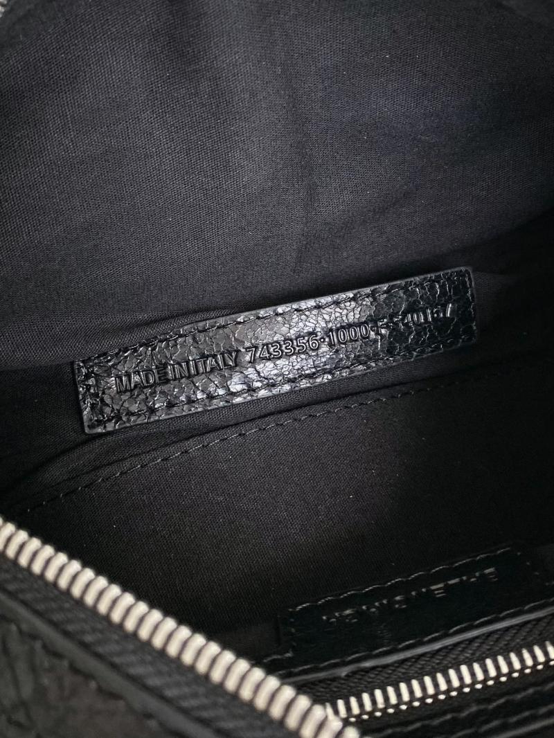 Balenciaga Mini Cross-Body Duffle Bag Black 743356