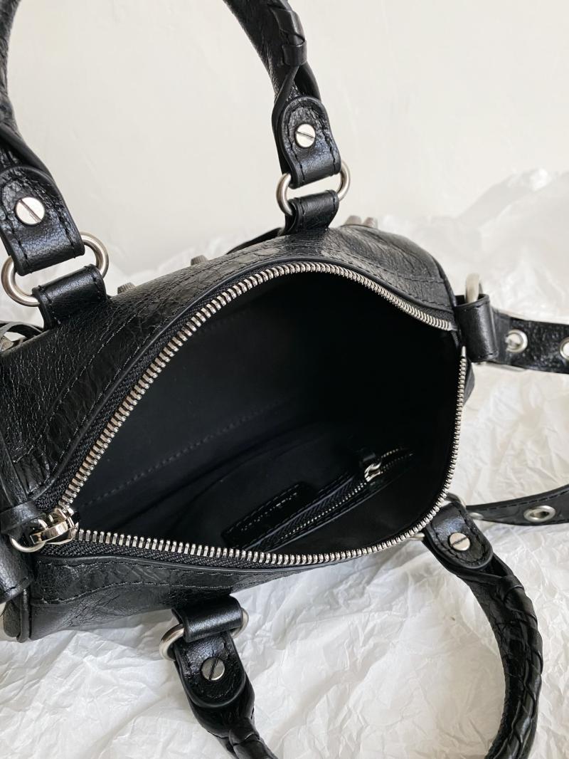 Balenciaga Mini Cross-Body Duffle Bag Black 743356