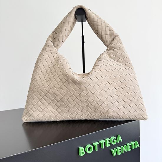 Bottega Veneta Suede Hop Ecru 796262