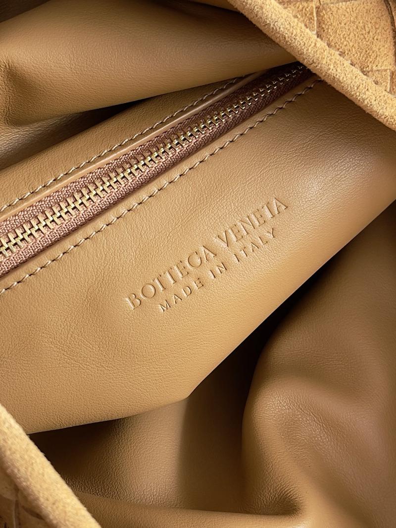 Bottega Veneta Suede Large Hop Brown 763970