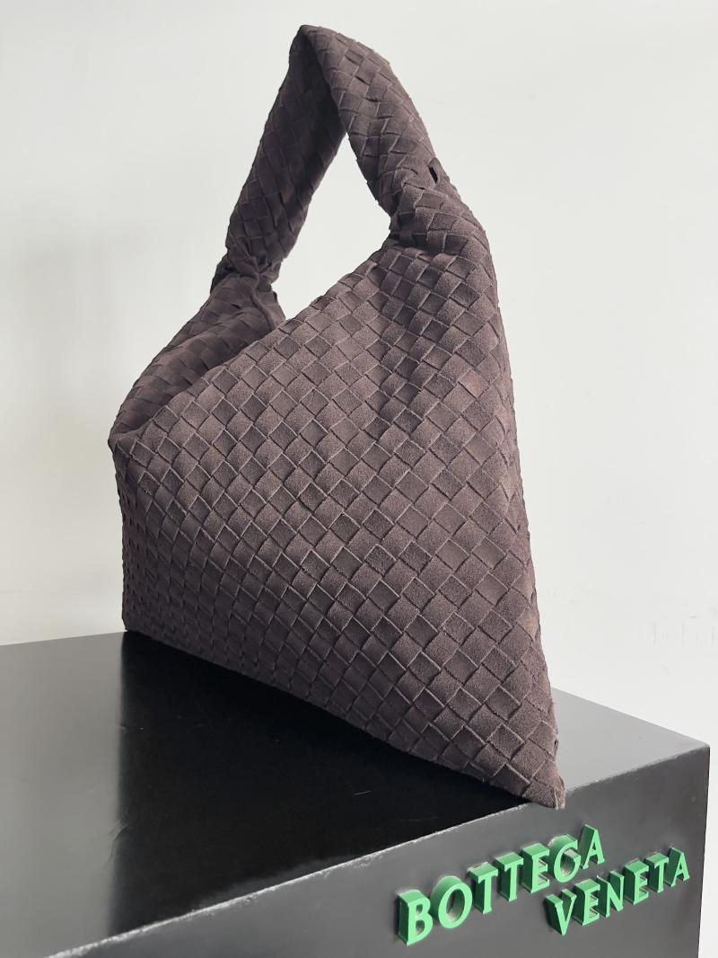 Bottega Veneta Suede Large Hop Coffee 763970