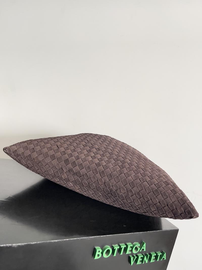 Bottega Veneta Suede Large Hop Coffee 763970