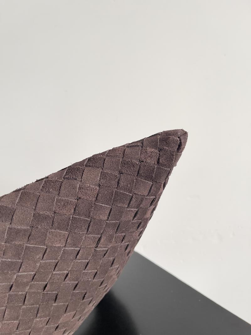 Bottega Veneta Suede Large Hop Coffee 763970