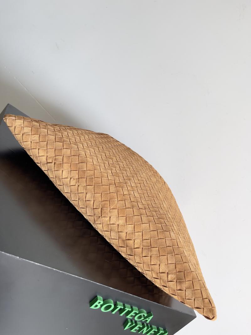 Bottega Veneta Suede Large Hop Light Brown 763970