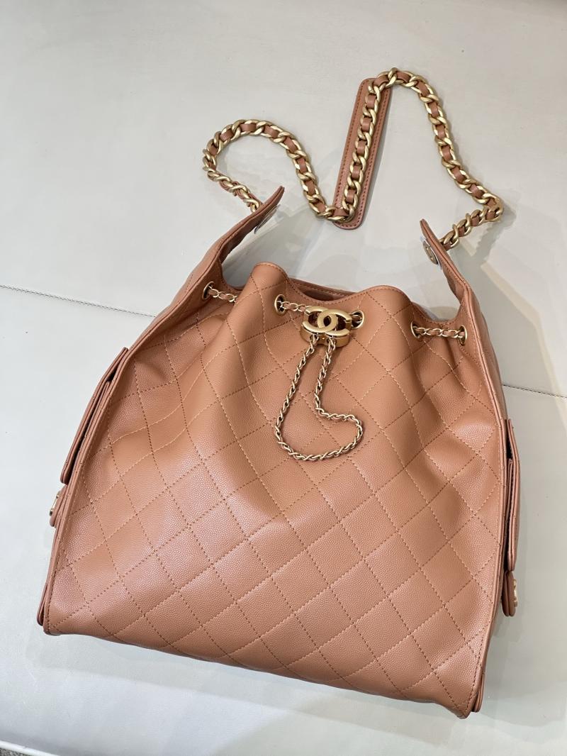 Chanel 25 Medium Handbag Camel AS5311
