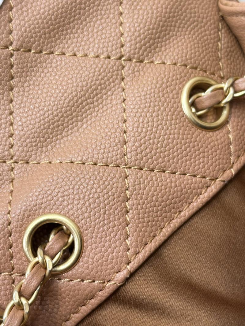 Chanel 25 Medium Handbag Camel AS5311