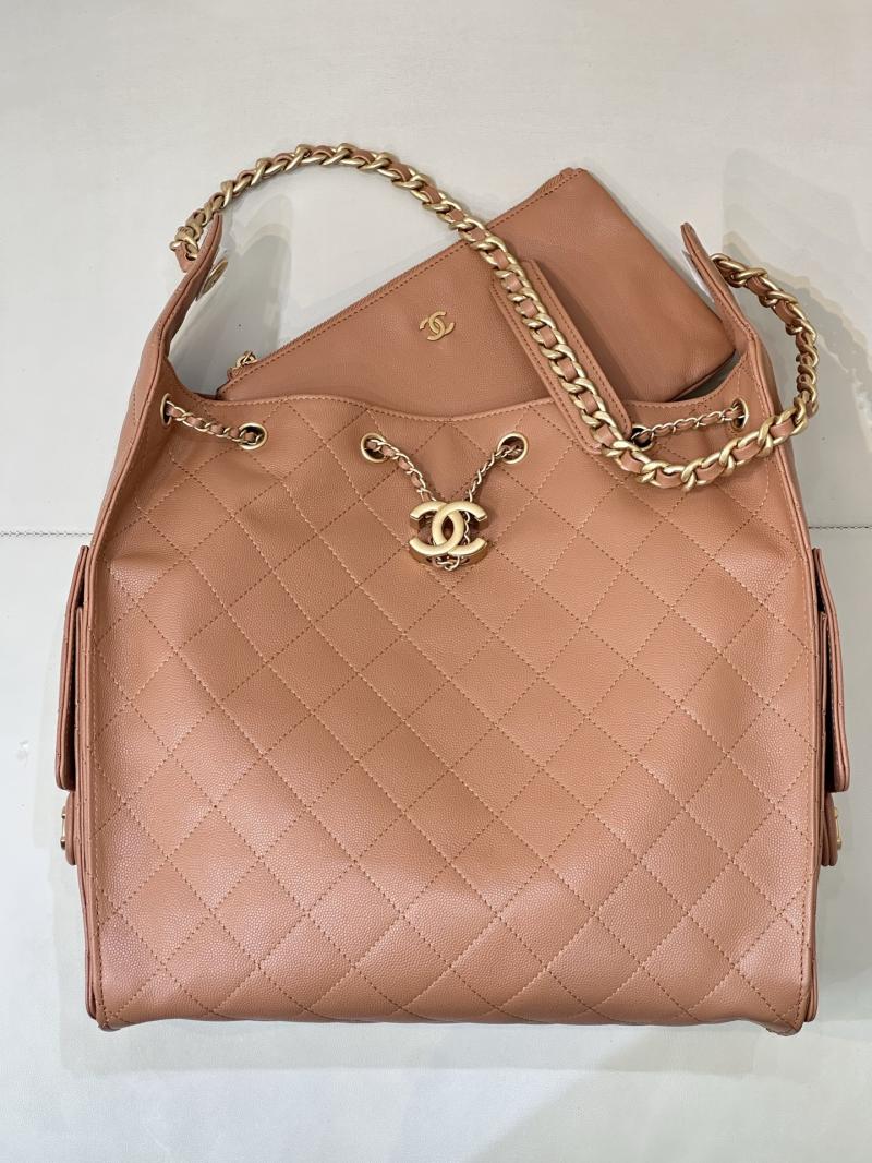 Chanel 25 Medium Handbag Camel AS5311