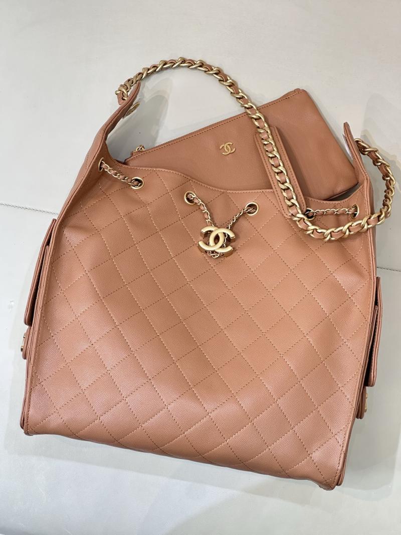 Chanel 25 Medium Handbag Camel AS5311