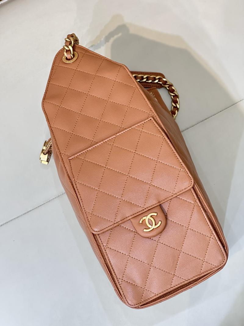 Chanel 25 Medium Handbag Camel AS5311