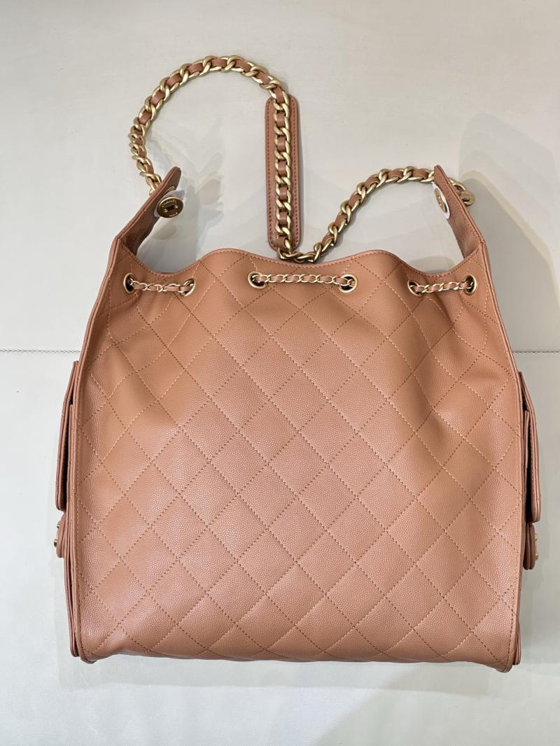 Chanel 25 Medium Handbag Camel AS5311