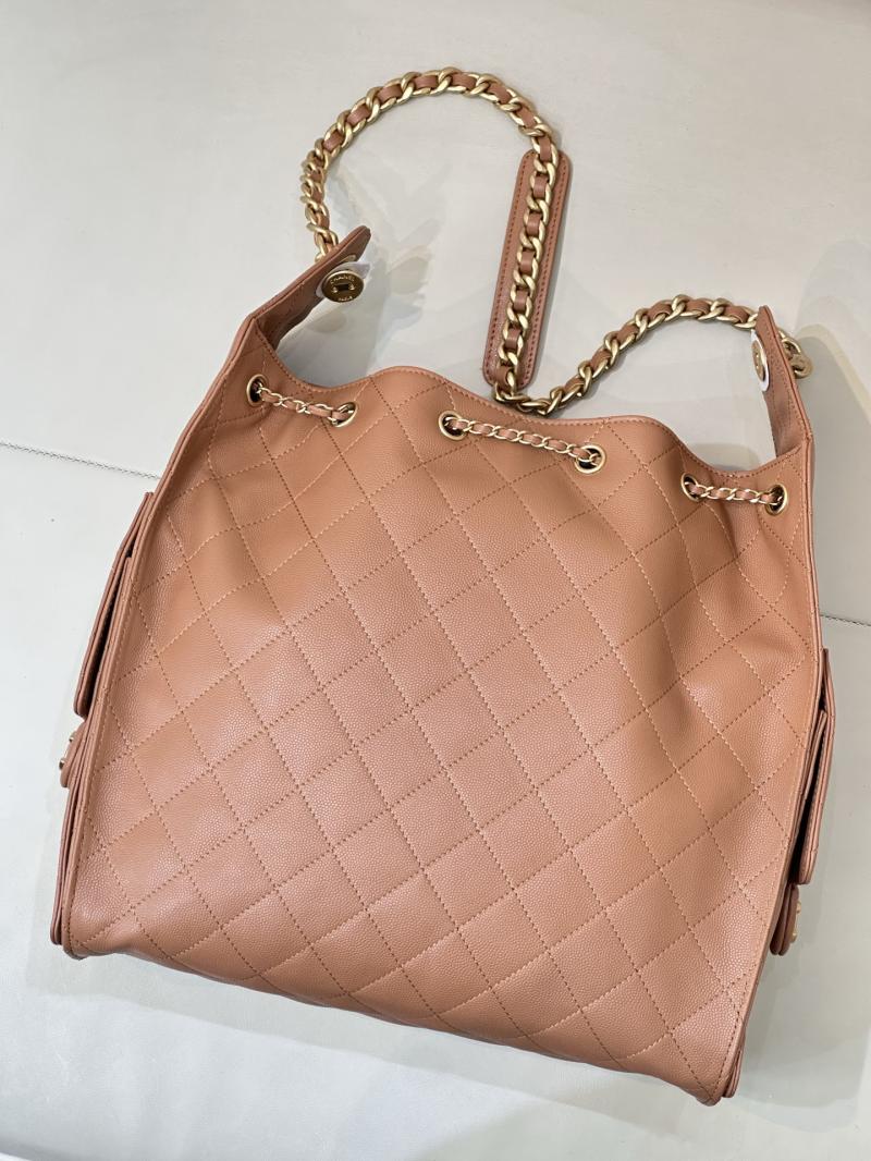 Chanel 25 Medium Handbag Camel AS5311