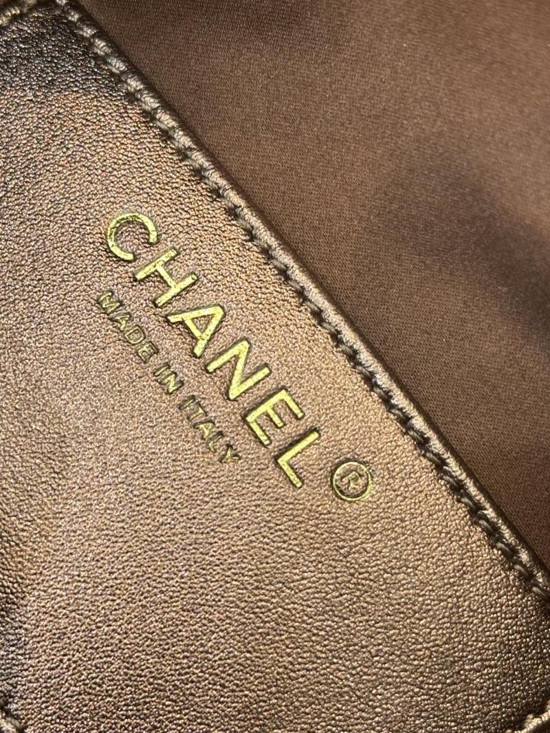 Chanel 25 Medium Handbag Dark Gold AS5311