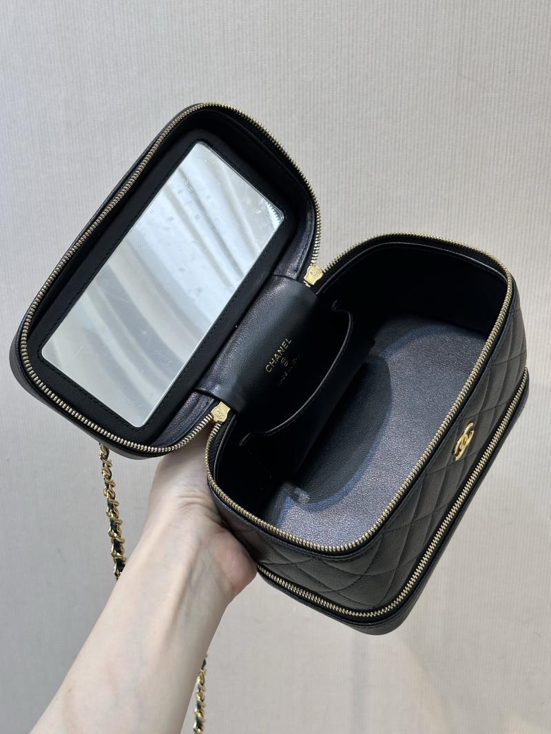 Chanel Long Vanity with Chain Black AP4688