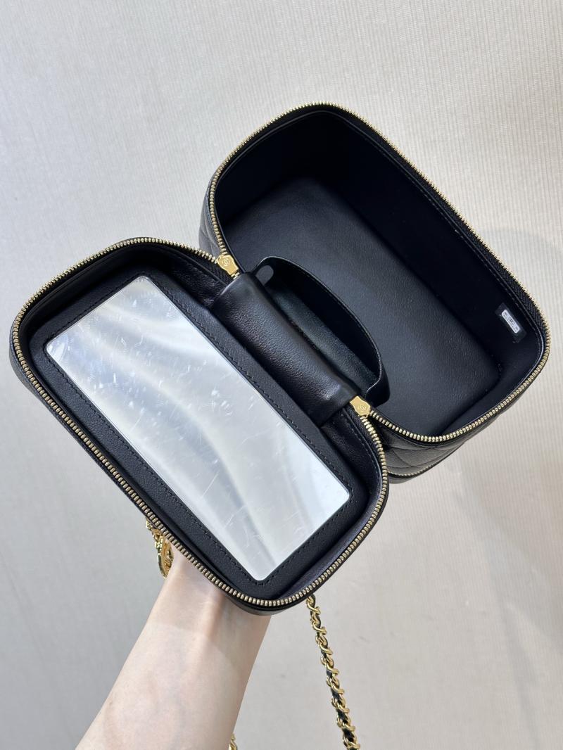 Chanel Long Vanity with Chain Black AP4688