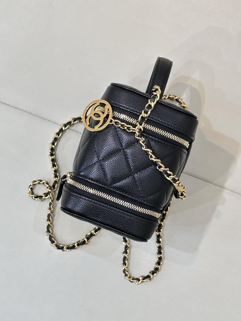 Chanel Long Vanity with Chain Black AP4688
