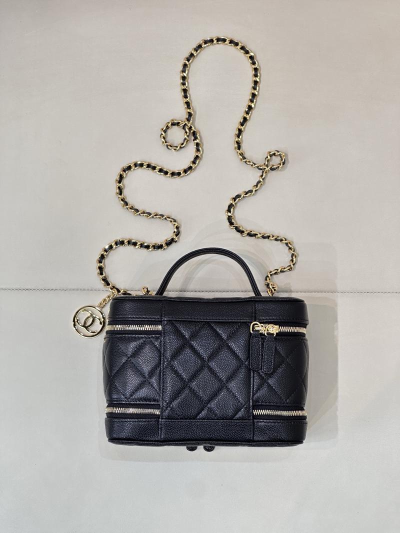 Chanel Long Vanity with Chain Black AP4688