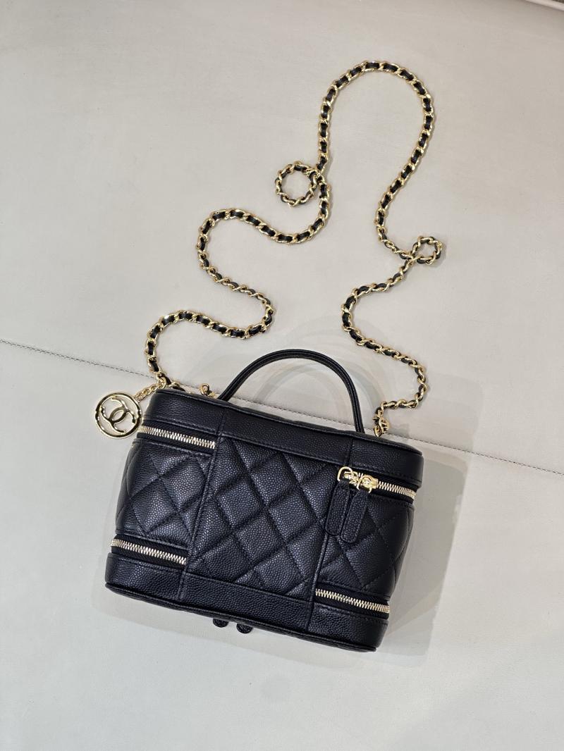 Chanel Long Vanity with Chain Black AP4688