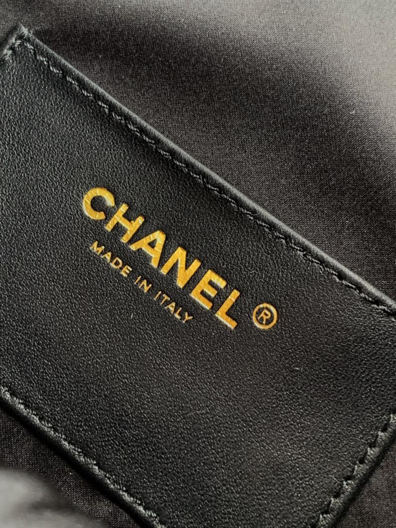 Chanel Tweed 25 Medium Handbag Blue AS5311