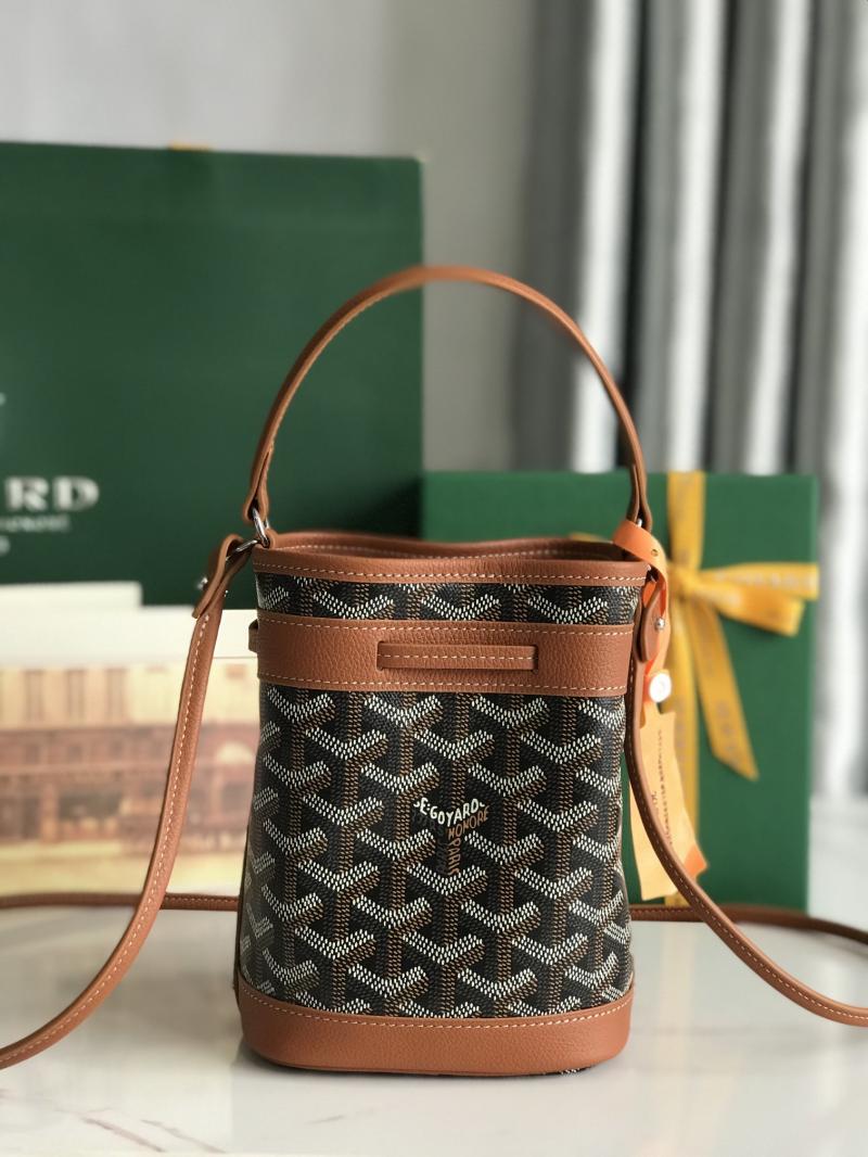 Goyard Petit Flot Mini Bucket Bag Tan G020251