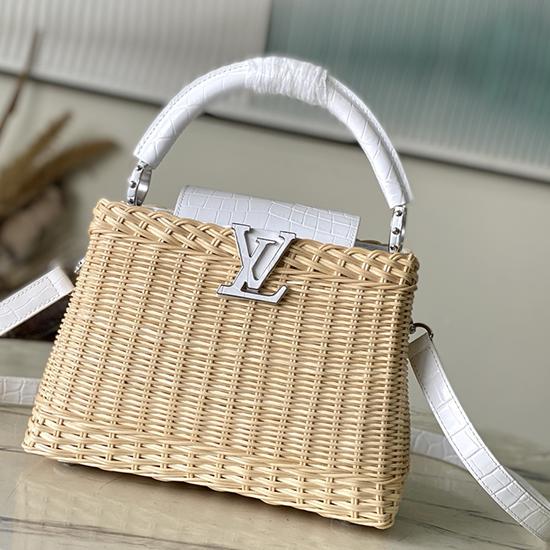 Louis Vuitton Capucines BB White N88126