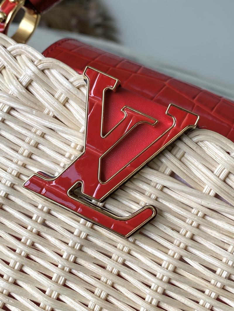 Louis Vuitton Capucines Mini Red N88126