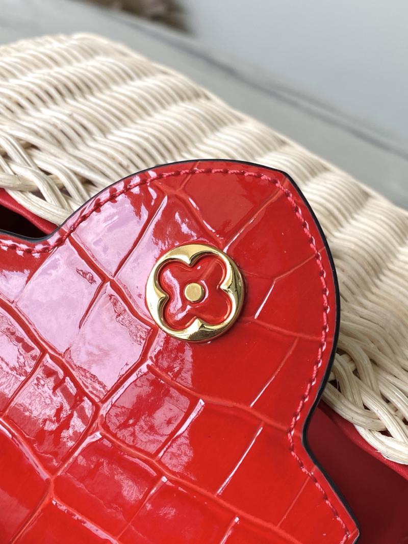 Louis Vuitton Capucines Mini Red N88126
