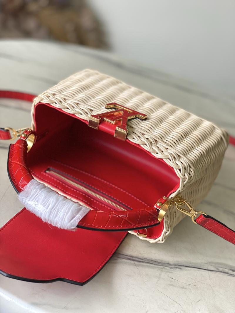 Louis Vuitton Capucines Mini Red N88126