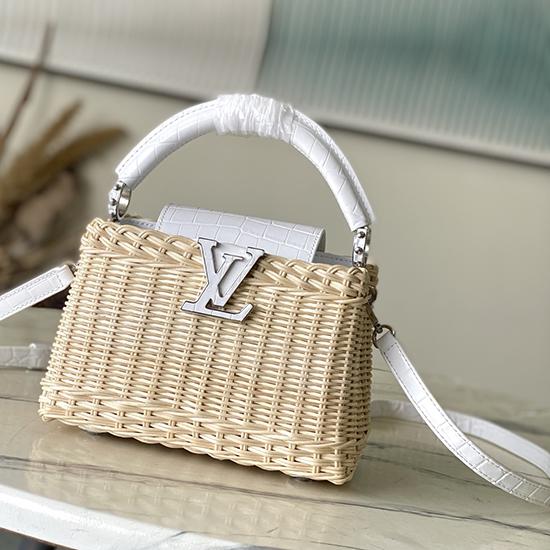Louis Vuitton Capucines Mini White N88126