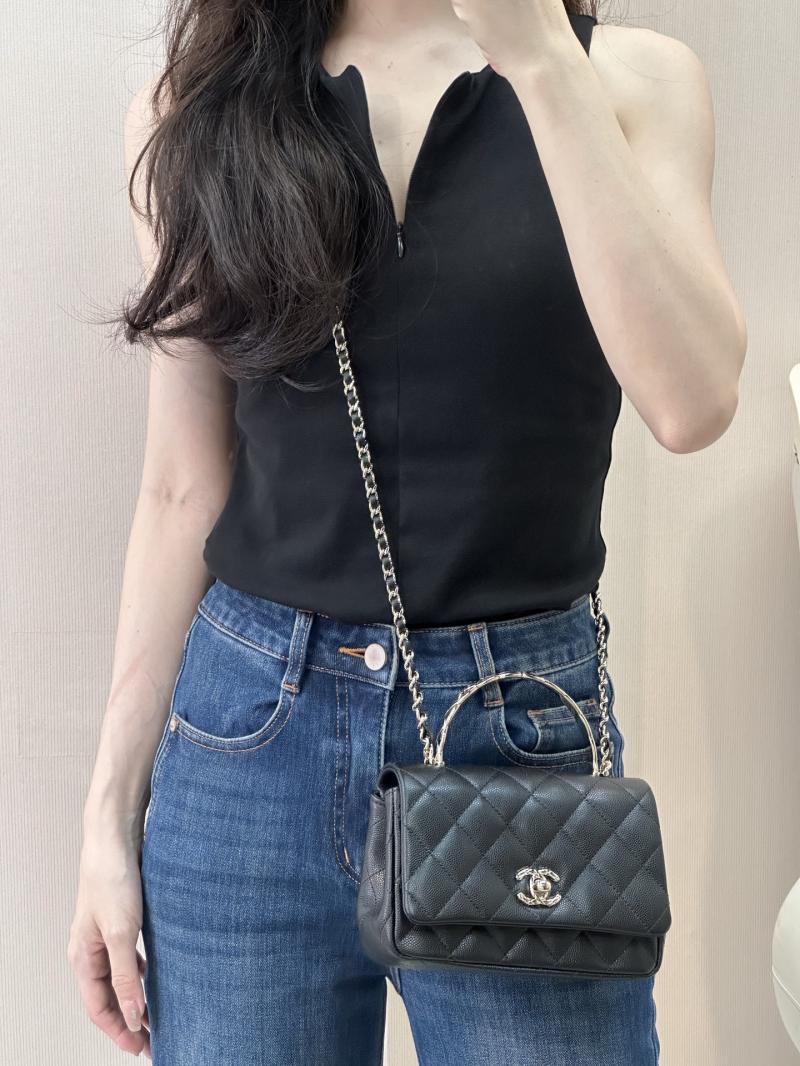 Small Chanel Coco Crush Handle Bag AS5554