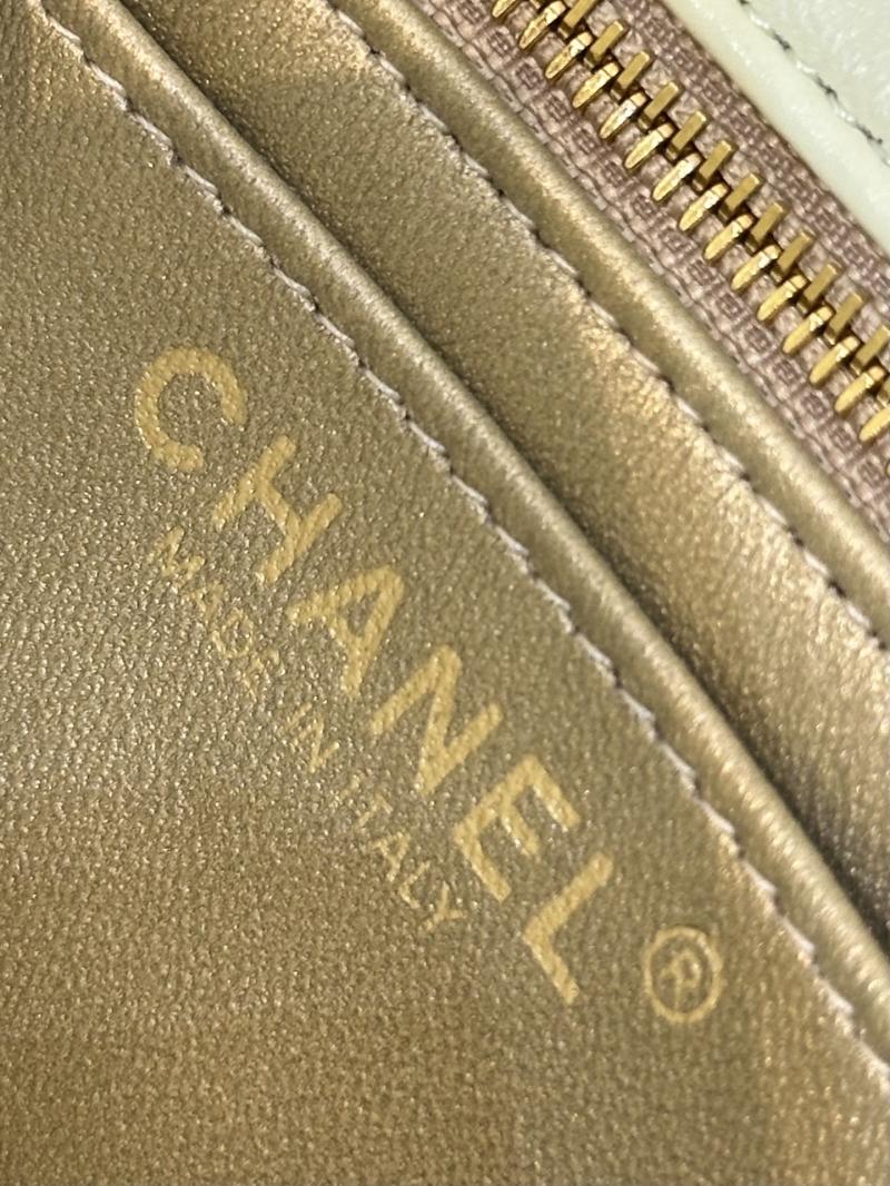 Small Chanel Lambskin Flap Bag Yellow AS1787