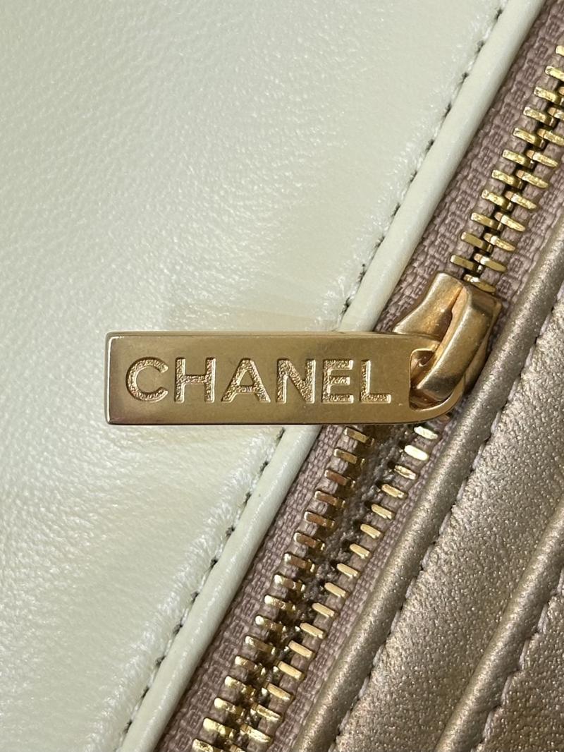 Small Chanel Lambskin Flap Bag Yellow AS1787