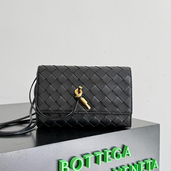 Bottega Veneta Andiamo Pouch Black 836940