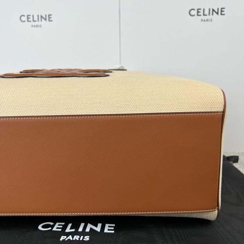 Celine Canvas Cabas Drawstring Triomphe Beige C199973