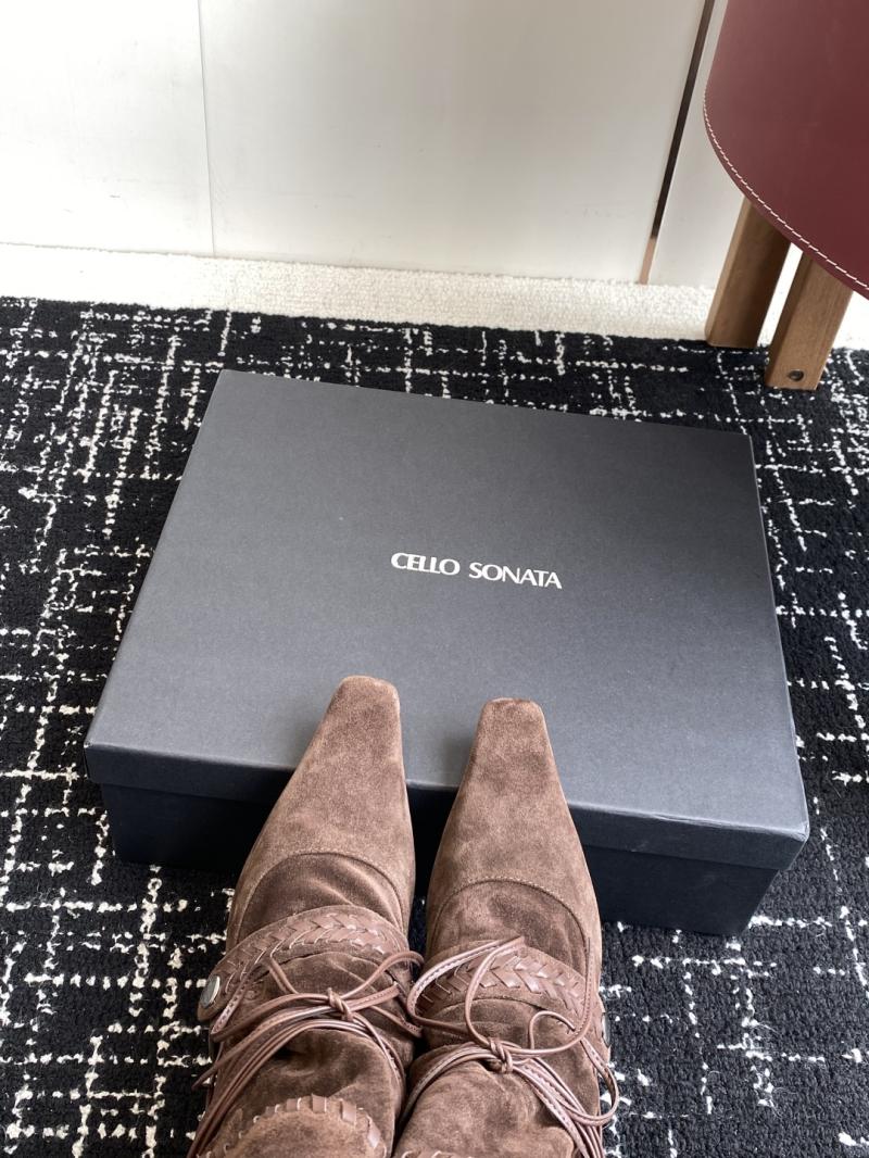 Cello Sonata Leather Boots SCSB918003