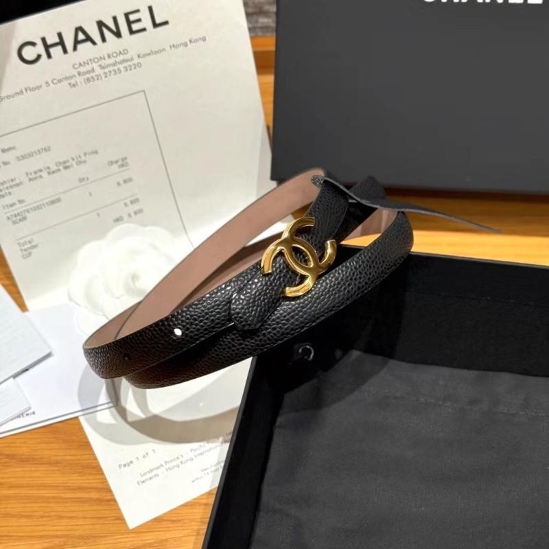 Chanel 15mm Leather Belt SCB918