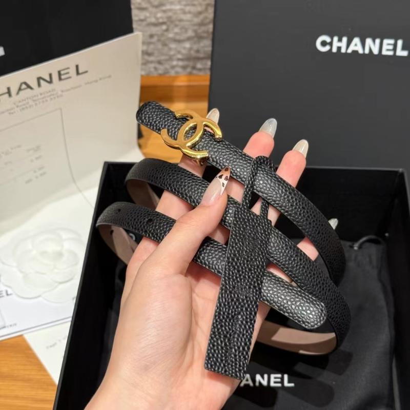 Chanel 15mm Leather Belt SCB918