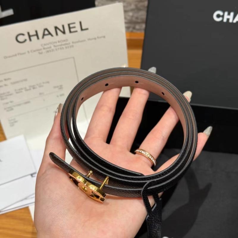 Chanel 15mm Leather Belt SCB918