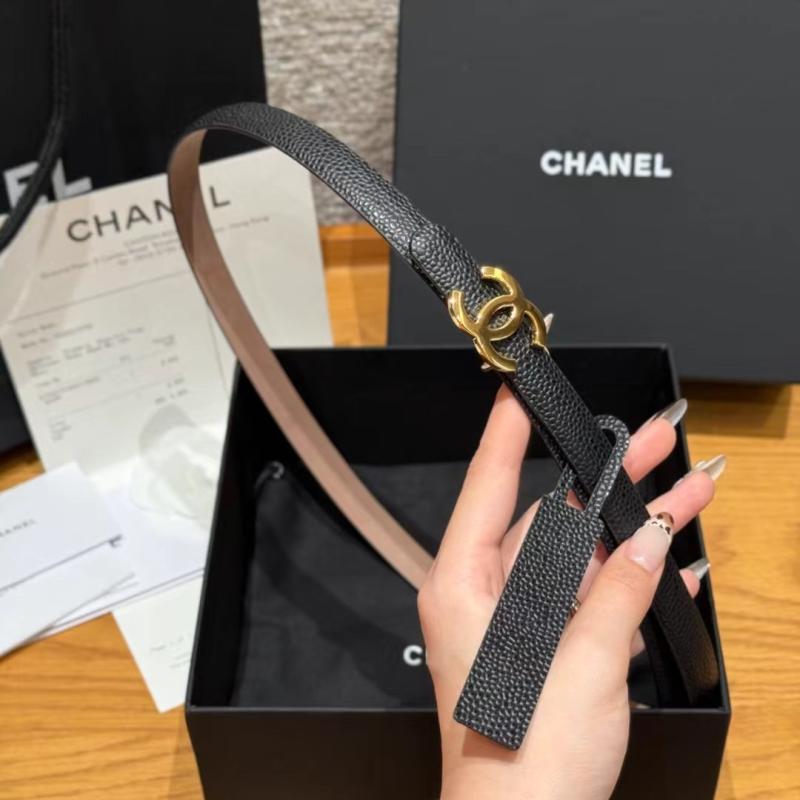 Chanel 15mm Leather Belt SCB918