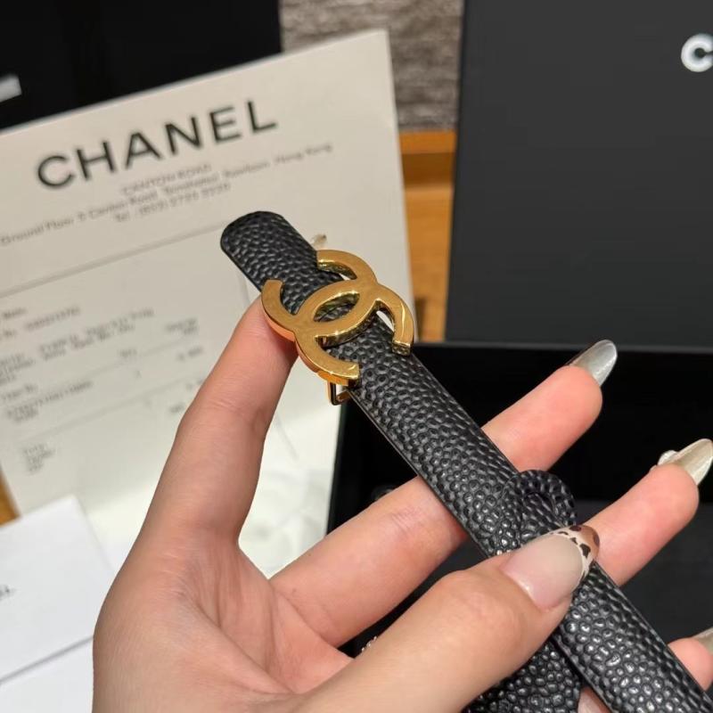 Chanel 15mm Leather Belt SCB918