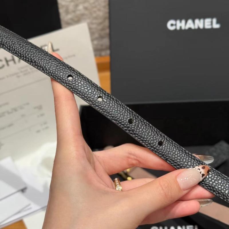 Chanel 15mm Leather Belt SCB918