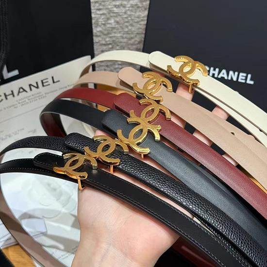 Chanel 15mm Leather Belt SCB918