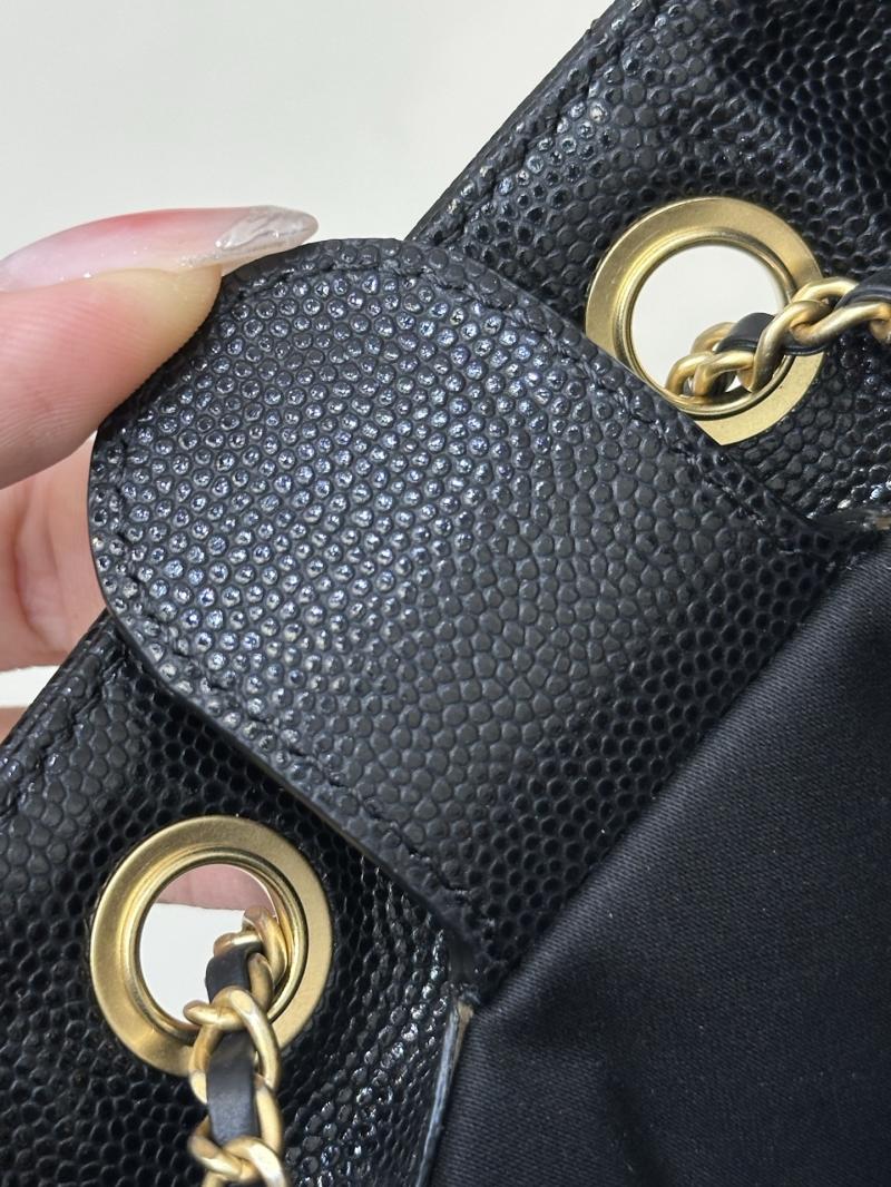 Chanel 25 Medium Backpack Black AS5600