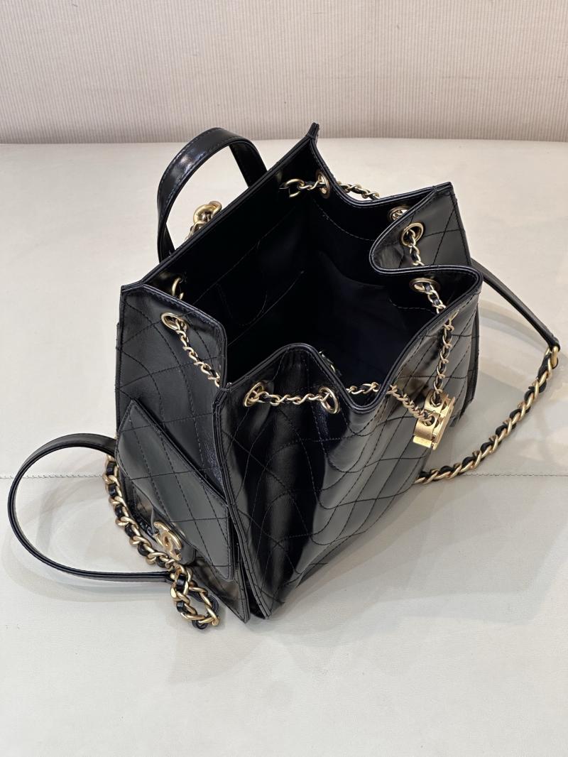 Chanel 25 Shiny Calfskin Medium Backpack AS5600