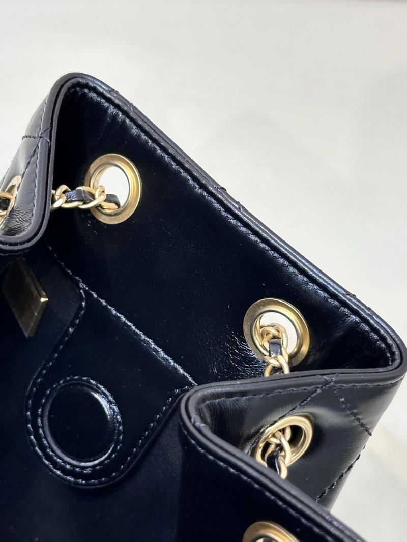 Chanel 25 Shiny Calfskin Medium Backpack AS5600