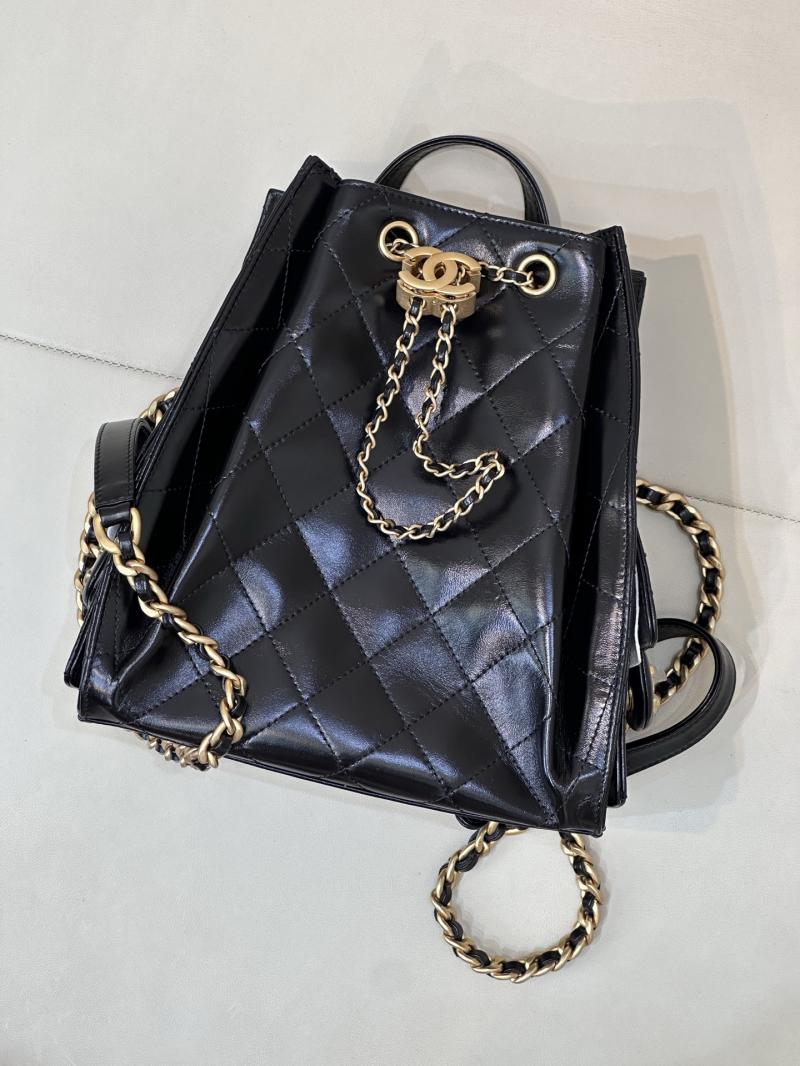Chanel 25 Shiny Calfskin Medium Backpack AS5600