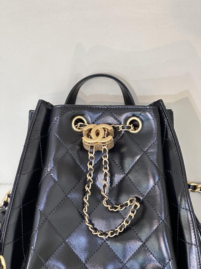 Chanel 25 Shiny Calfskin Medium Backpack AS5600
