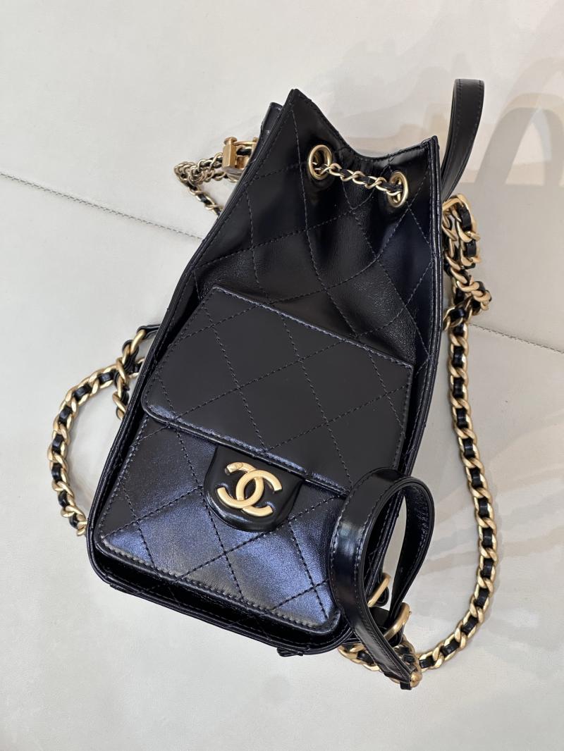 Chanel 25 Shiny Calfskin Medium Backpack AS5600
